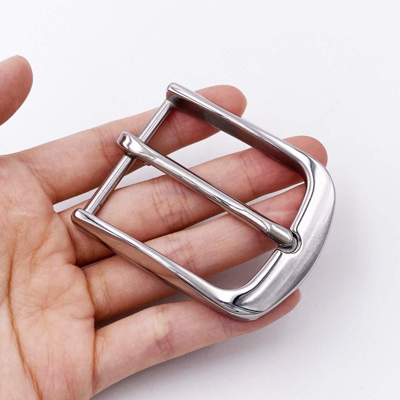 LAXPICOL 1.5"(40mm) Heavy Duty Stainless Steel Single Prong Square Belt Buckle - Image 5